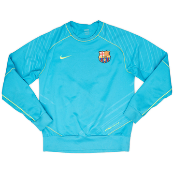 2007-08 Barcelona Player Issue Nike Training L/S Shirt - 7/10 - (S)