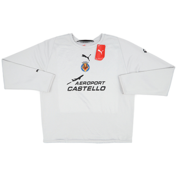 2007-08 Villarreal Puma 1/4 Zip Drill Top - 5/10 - (M)
