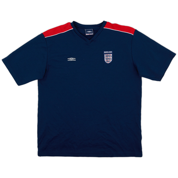 2000 01 England Umbro Training Shirt 8 10 XL