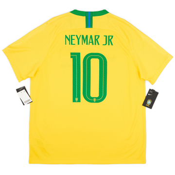 2018 19 Brazil Home Shirt Neymar 10 S