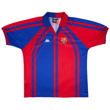 1997 98 Barcelona European Home Shirt 7 10 L