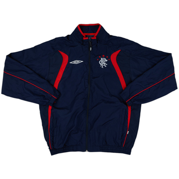 2010-11 Rangers Umbro Hooded Rain Jacket - 9/10 - (M)