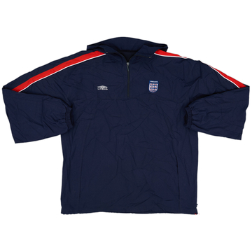 2000-02 England Umbro 1/4 Zip Drill Top - 8/10 - (L)