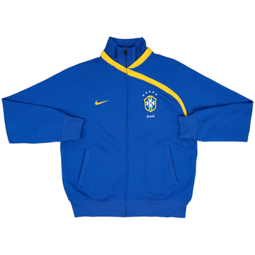 送料無料/追跡有 Nike BRAZIL Hino 代表チームジャケット Nike Brazil N98 Anthem Track Jacket Varsity Maize/Pine Green