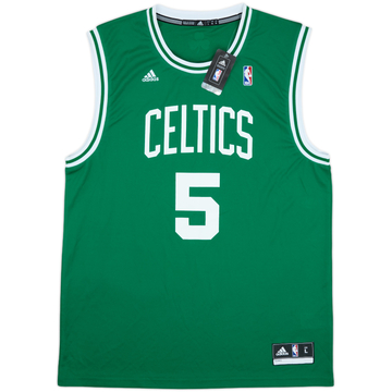 2010-13 Boston Celtics Garnett #5 adidas Away Jersey (S)