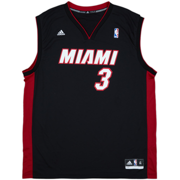 希少！NBA アディダス レブロンジェームズ　Miami Heat 6 VINTAGE Adidas Miami Heat Mens Sz 56 Jersey #6 Lebron James