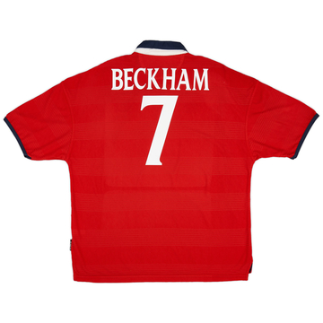 2006-08 England Away Shirt Beckham #7