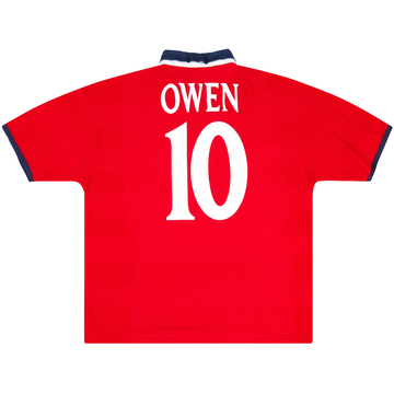 2002-04 England Away Shirt Owen #10