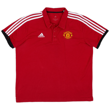 2021-22 Manchester United adidas Polo Shirt - 9/10 - (L)