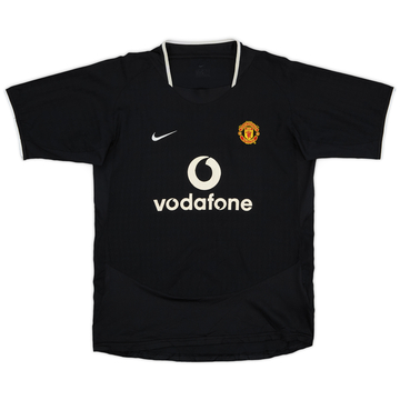 【正規03-05ManchesterUnited away Ronaldo#7】 2003-05 Manchester United Away Shirt Ronaldo #7 - 5/10 - (L)