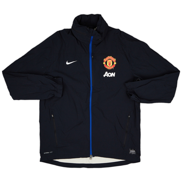 2007-08 Manchester United Nike Hooded Rain Jacket - 7/10 - (L)