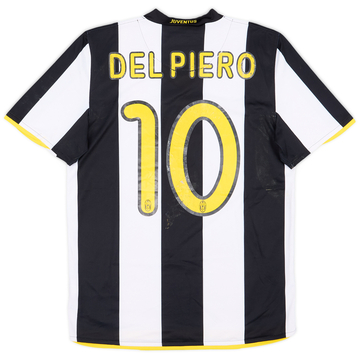 豪奢な 2008-09 Juventus Home Shirt Del Piero #10 (S) ウェア