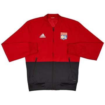 2010-11 Lyon adidas Track Jacket - 9/10 - (L)