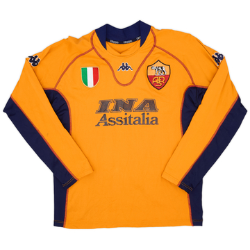 送料無料 日本 2001-02 (XXL) - 8/10 - Shirt Fourth Roma 健康家電
