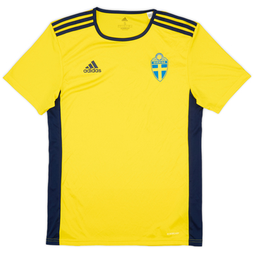 2021-22 Suecia adidas Camiseta de Entrenamiento - 10/10 - (S)