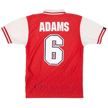 【超ポイント祭?期間限定】 1992-94 (L) - 7/10 - #6 Adams Shirt Home Arsenal ウェア