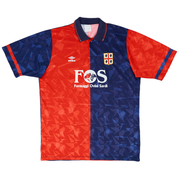 1990-93 Cagliari Home Shirt - 9/10 - (S)
