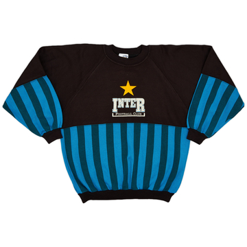 1990-91 Inter Milan Le Felpe Dei Grandi Club Sweat Top - 8/10 - (M)