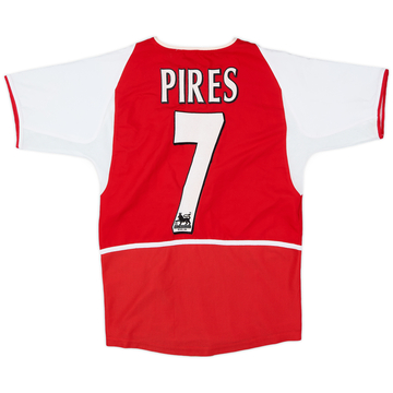 デパート 送料無料 Shirt Home Arsenal 2005-06 Pires (L.Boys) - 9/10 - #7 ウェア