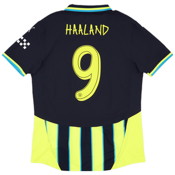 2024-25 Manchester City Authentic Away L/S Shirt Haaland #9