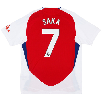 2024-25 Arsenal Auténtico Local Camiseta Saka #7