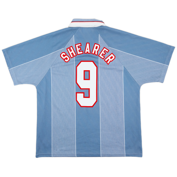1996-97 England Away Shirt Shearer #9 - 8/10 - (XL)