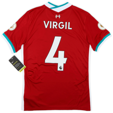 2023 24 Liverpool Home Shirt Virgil 4 S