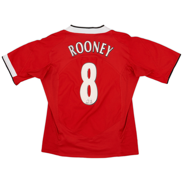 レビュー高評価商品 2004-06 (XL) #8 Rooney Shirt L/S Home United Manchester 記念グッズ