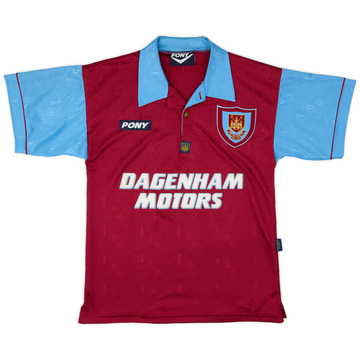 1995-97 West Ham Centenary Away L/S Shirt - 6/10 - (M)