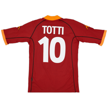 2010-11 Roma Home Shirt Totti #10 - 9/10 - (L)