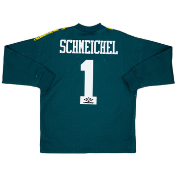 サッカー　シャツ　UK製 1997-98 Manchester United GK Shirt Schmeichel #1 - 8/10 - (M)