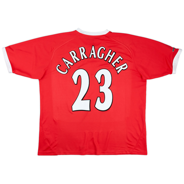 リバプール CARRAGHER 23 長袖シャツ キャラガー 1996-98 Liverpool Home L/S Shirt Carragher #23 - 9/10 - (XL)