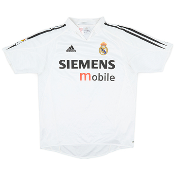 ウェア Real Madrid 04/05 Home Authentic jersey Real Madrid Adidas Vintage 2004/05 Home Football Shirt