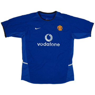 Manchester united 2002〜03 記念tシャツ 2002-03 Manchester United Third Shirt - 7/10 - (XL.Boys)
