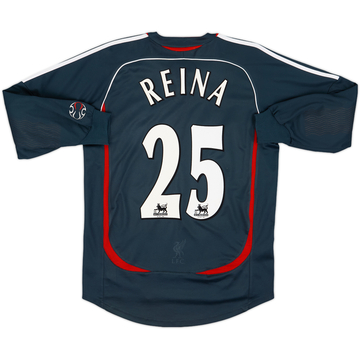 2006-07 Liverpool GK Shirt Reina #1 - 8/10 - (L.Boys)