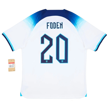 2022-23 England Player Issue Away Shirt Foden #20