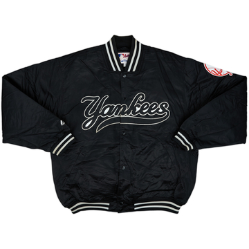 2000s New York Yankees Majestic Satin Varsity Jacket - 8/10 - (XL