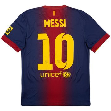 2012-13 Barcelona Home Shirt Messi #10 - 6/10 - (S)