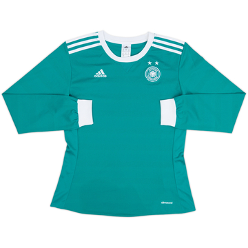 Camiseta de visitante L/S de Alemania Femenina 2017-18