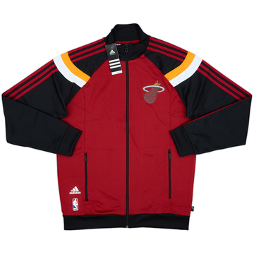 2013-14 Miami Heat adidas Full-Zip Hooded Sweat Top (M)