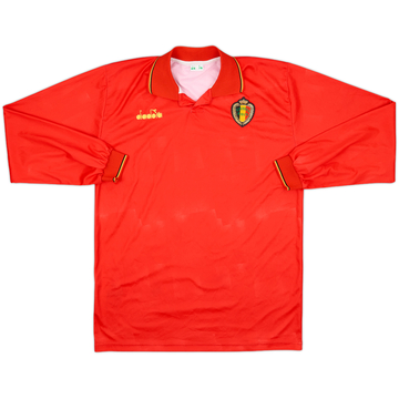 1992-94 Belgium Home L/S Shirt - 9/10 - (L)