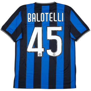 2009-10 Inter Milan Home Shirt Balotelli #45 - 8/10 - (S)