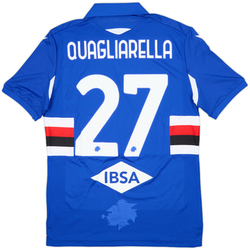 2020-21 Sampdoria Home Shirt Quagliarella #27 (L)