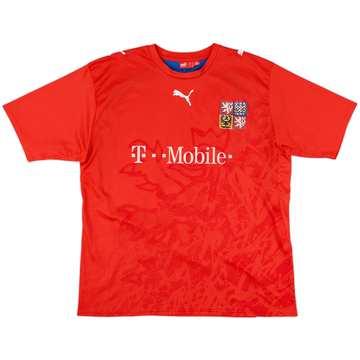 2006-08 Czech Republic Basic Home Shirt - 7/10 - (XL)