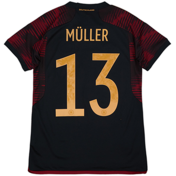Camiseta de visitante de Alemania 2022-23 Muller #13 (Mujeres M)