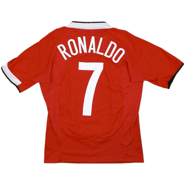 2004-06 Manchester United Home L/S Shirt Ronaldo #7 - 8/10 - (L)