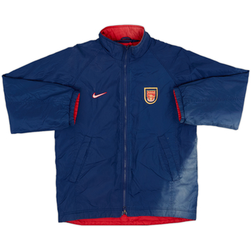 1998-99 Arsenal Nike Reversible Padded Bench Coat - 8/10 - (XL)