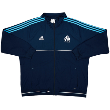 2017-18 Olympique Marseille adidas Hooded Track Jacket - 6