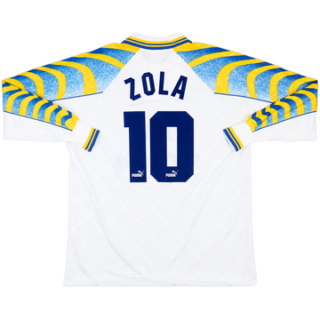 【正規95-96 PUMA Palma  L/S #10 ZOLA】 1995-96 Parma Third Shirt Zola #10 (S)