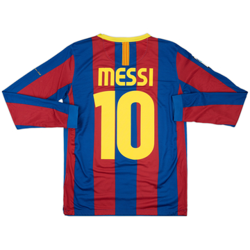 2010-11 Barcelona Home Shirt Messi #10 - 8/10 - (XL)